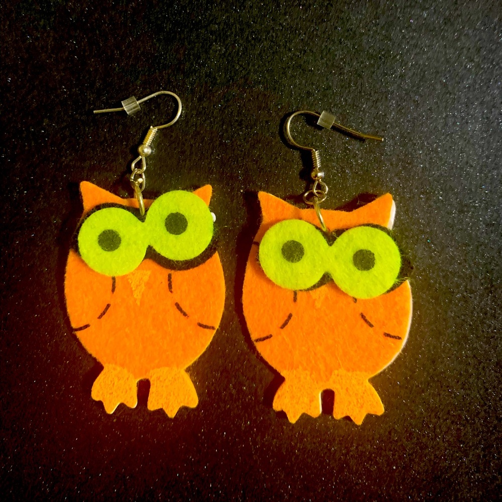 Owl Halloween Earrings